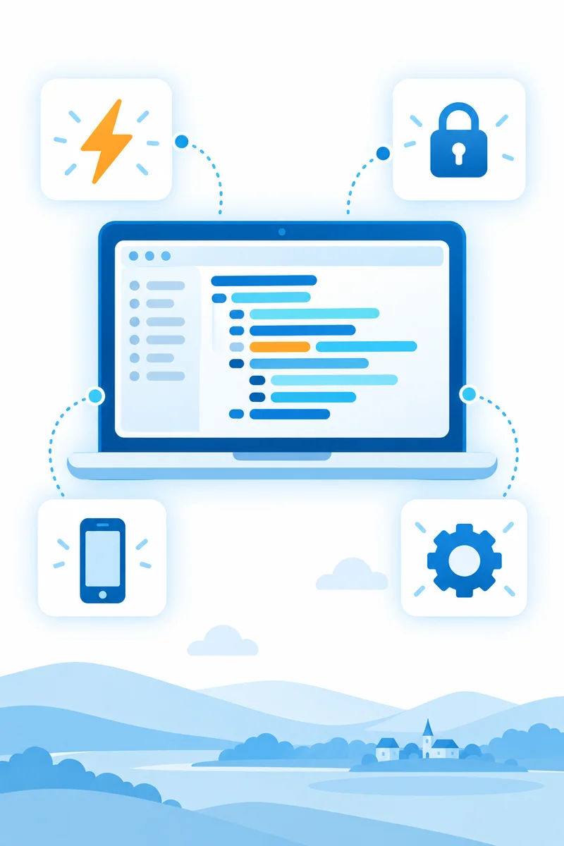 Infografik Programmierung von Webseiten bei netzmedien