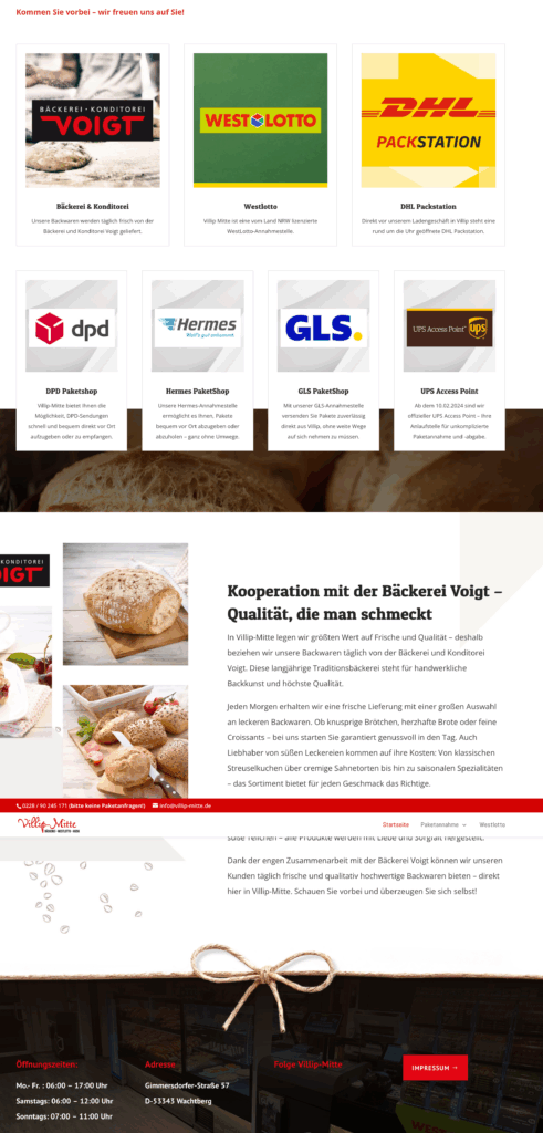 Webdesign Villip Mitte